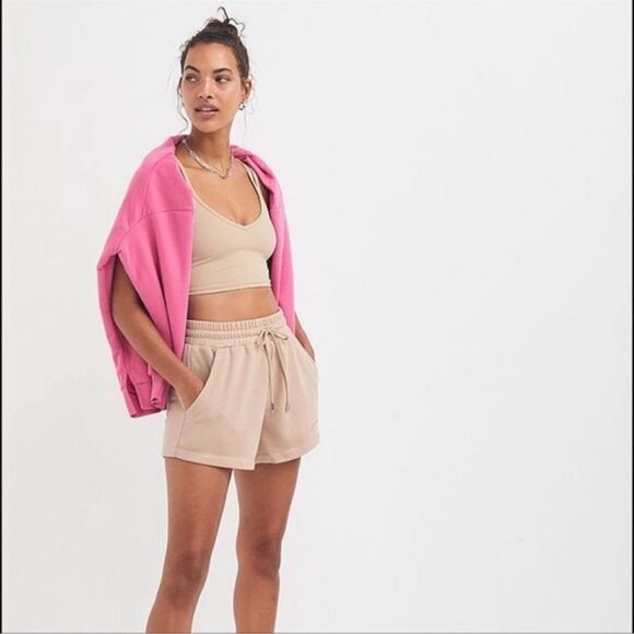 For Love and Lemons Tan Eva Crop Top Camisole XS - Picture 11 of 12